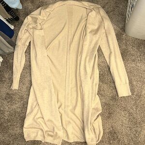 Tan cardigan